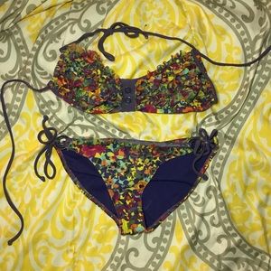 Floral Ruffle Bikini!